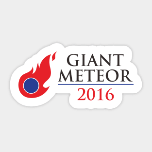 Giant meteor Sticker